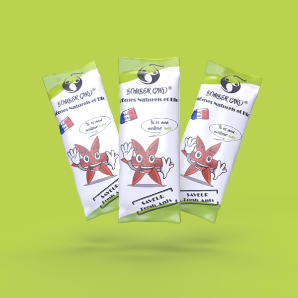 Cartes aromatisées anis